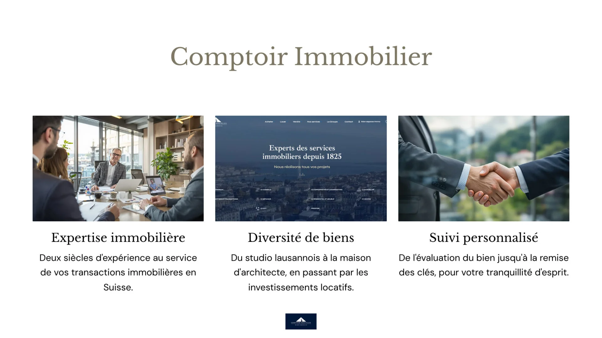 expertise comptoir Immobilier