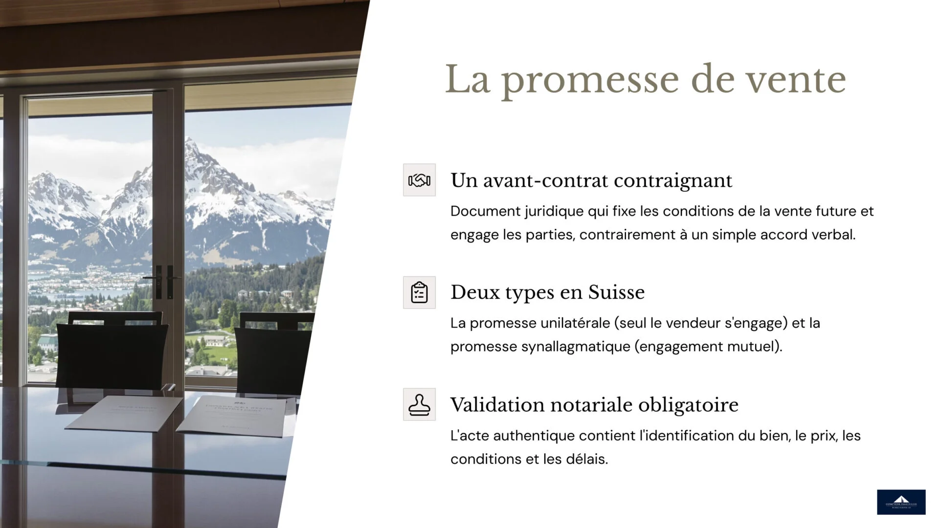 la promesse de vente