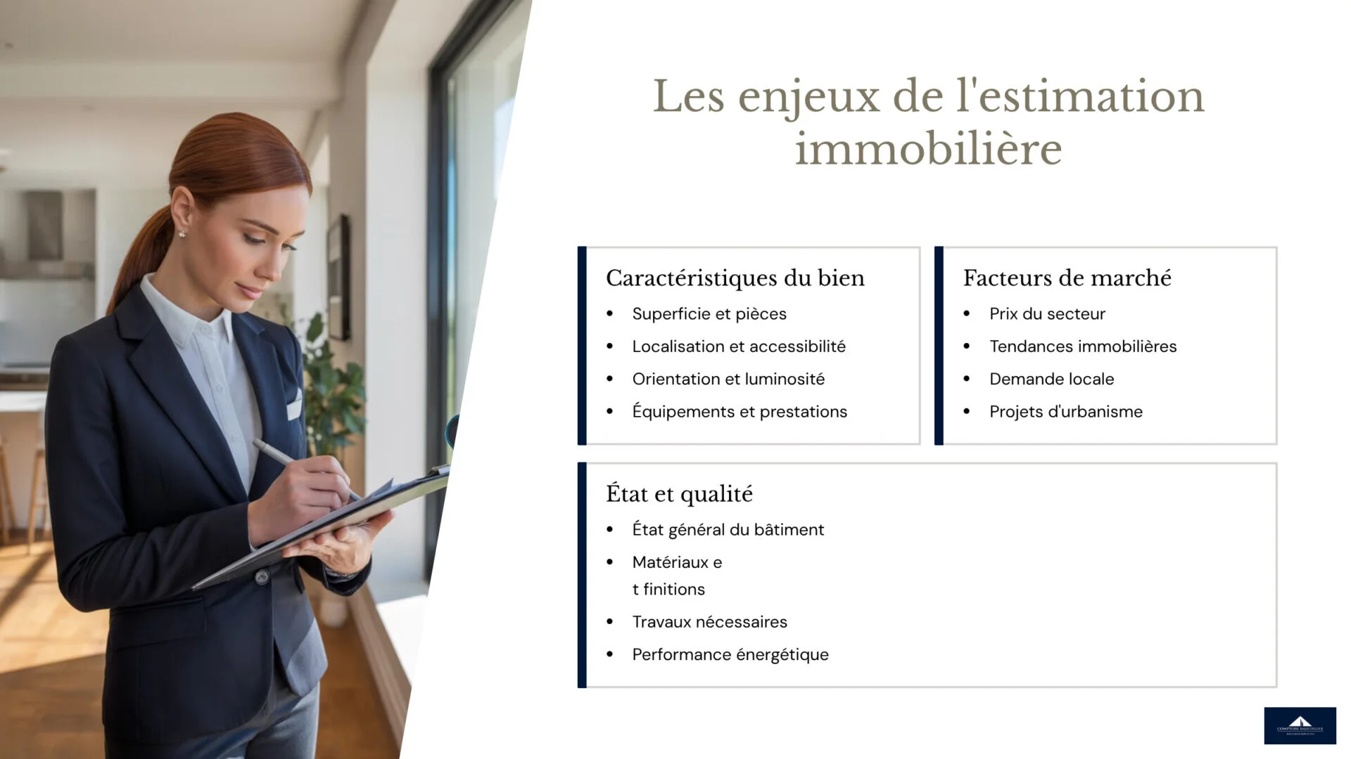 les enjeux de l'estimation immobilière