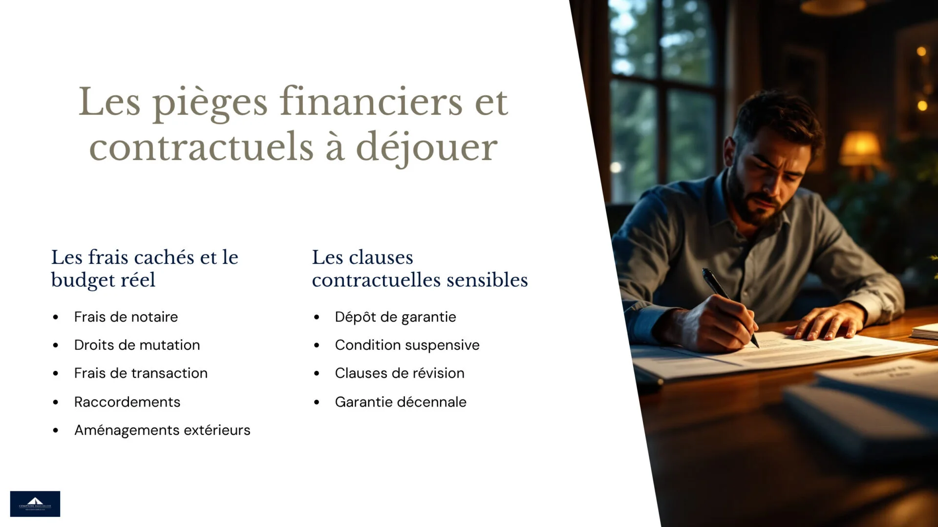 pièges financiers et contractuels à déjouer